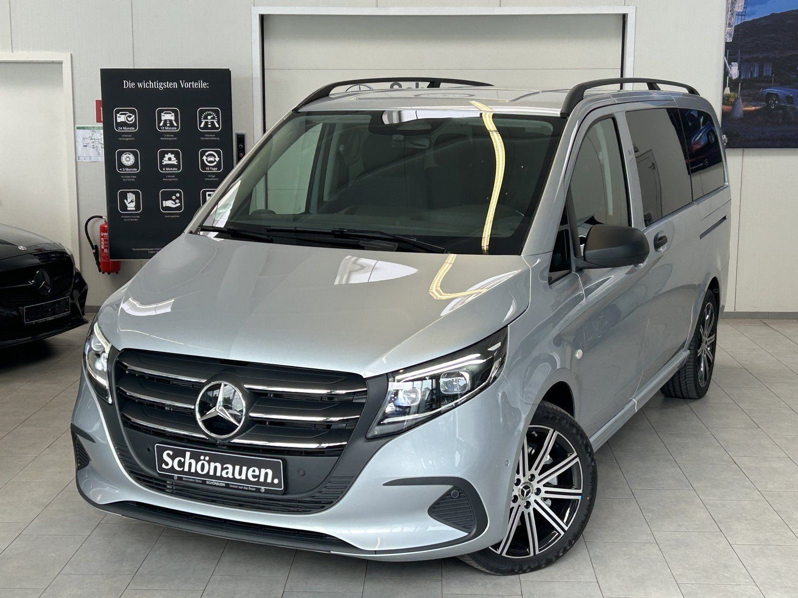 Fahrzeugabbildung Mercedes-Benz Vito 124 Tourer SPORTPAKET+STDHZ+360+DISTRO+19"