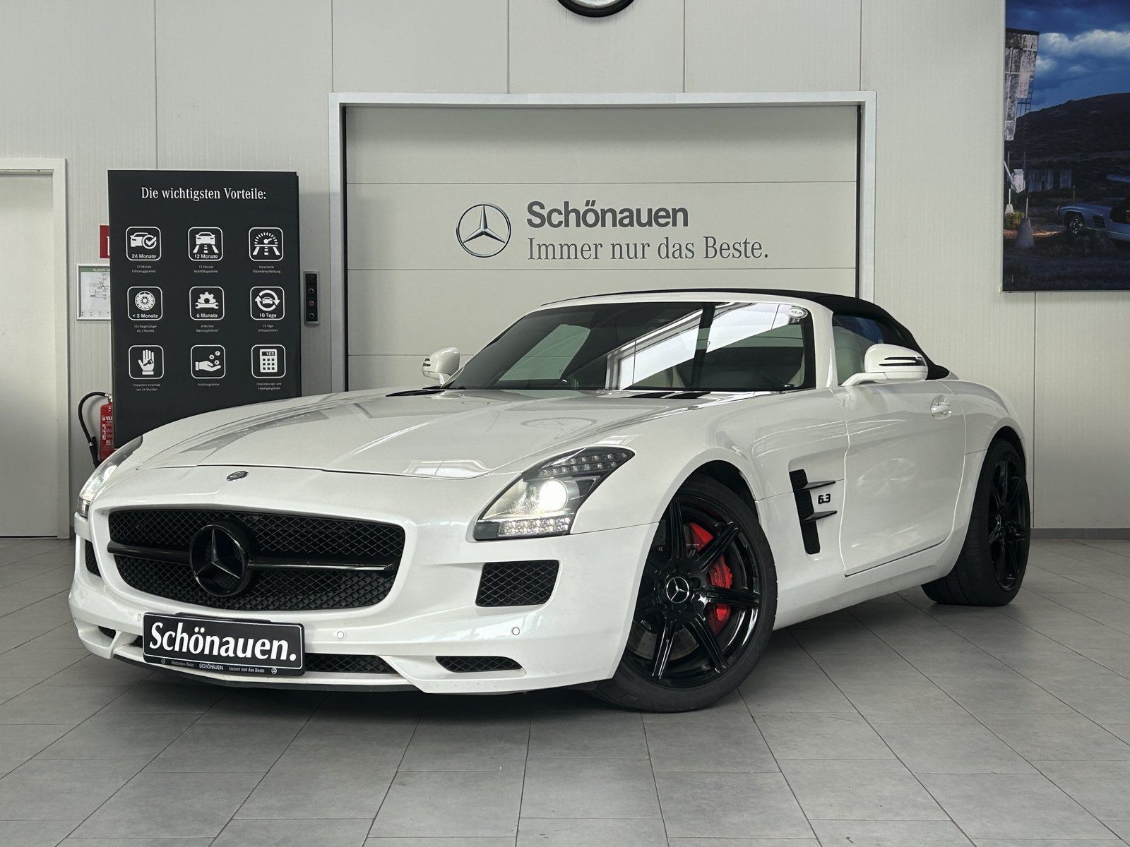 Fahrzeugabbildung Mercedes-Benz SLS AMG Roadster DESIGNO+B&O+KAMERA