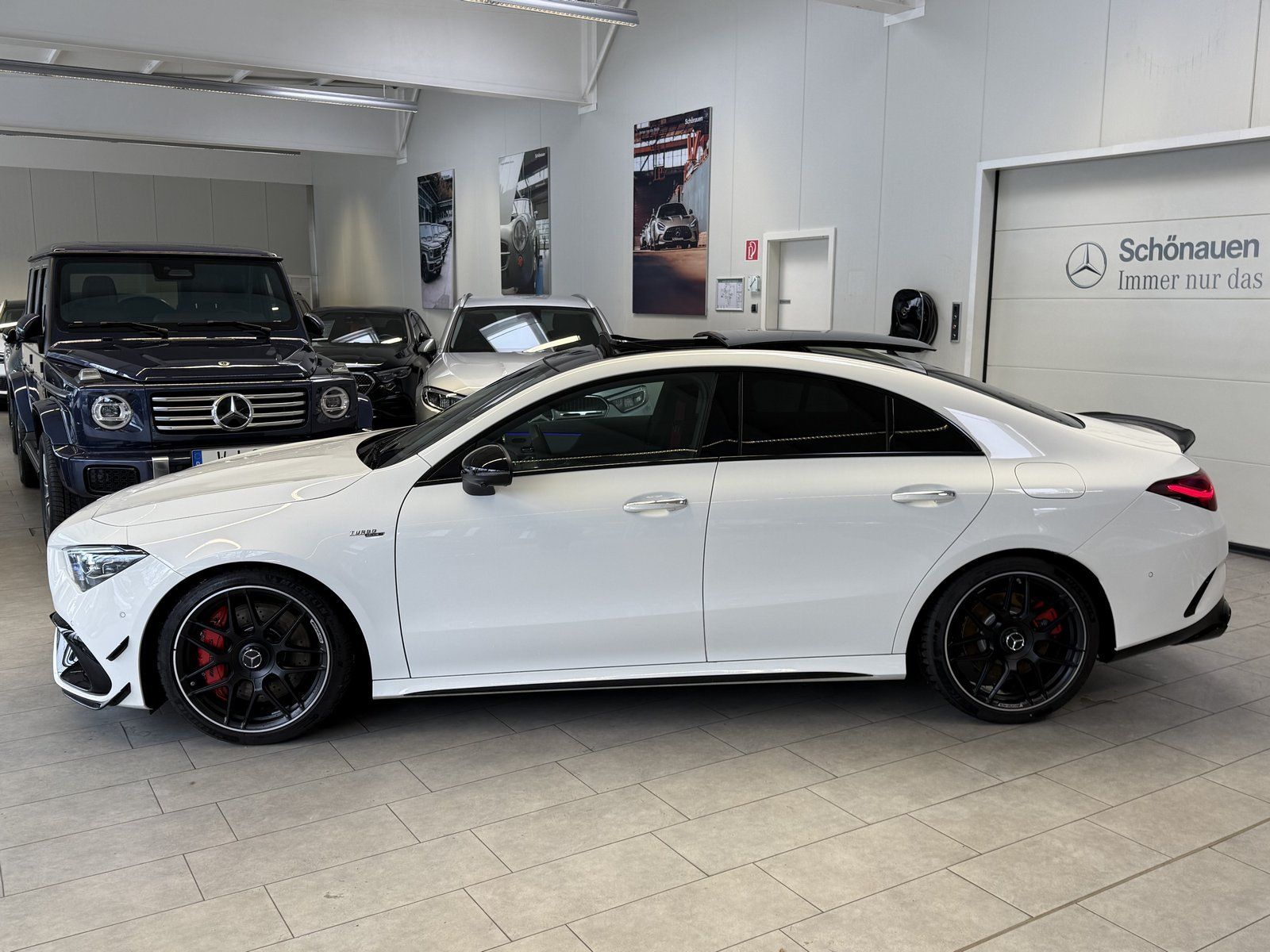 Fahrzeugabbildung Mercedes-Benz CLA 45s 4M+ AERO+HUD+PANO+DISTR+NIGHT+MBEAM+360°