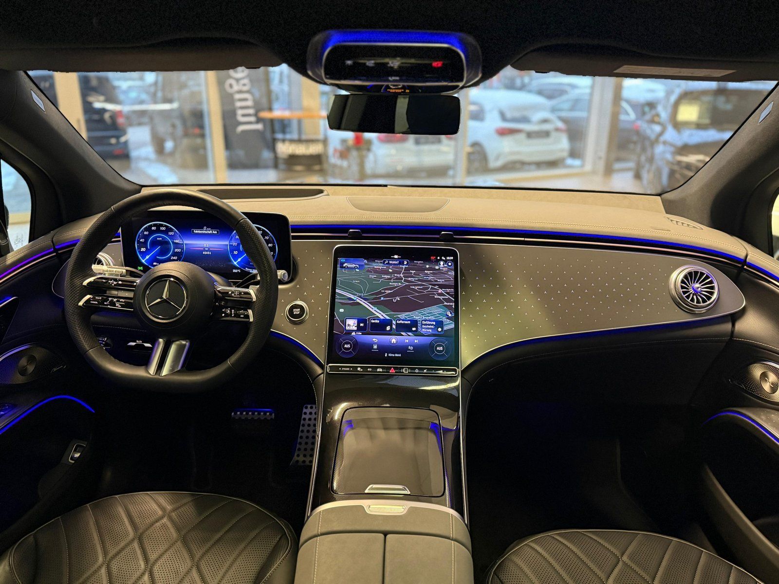 Fahrzeugabbildung Mercedes-Benz EQS 450 4M AMG NAPPA+HUD+PANO+DISTR+BURM+AHK