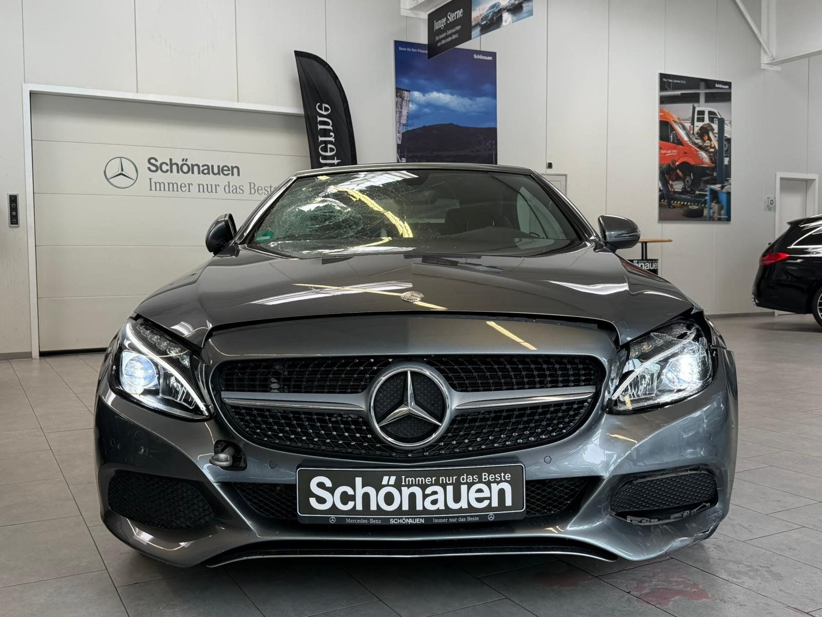 Fahrzeugabbildung Mercedes-Benz C 220 d Cabrio | Unfallfahrzeug nur an Gewerbe!