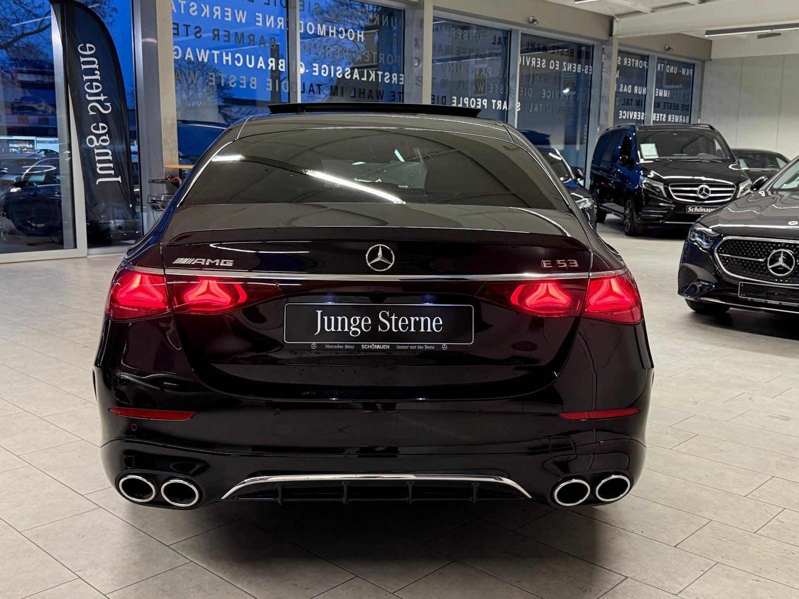 Fahrzeugabbildung Mercedes-Benz E 53 AMG 4M+ Hybrid DRIVERS+PANO+DISTR+BURMES4D