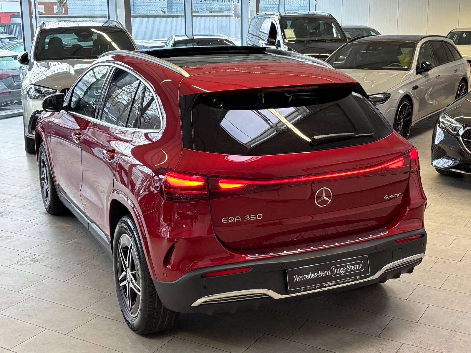 Fahrzeugabbildung Mercedes-Benz EQA 350 4M AMG+PANO+BURM+KAMERA+LED+TOTW+CARPLAY