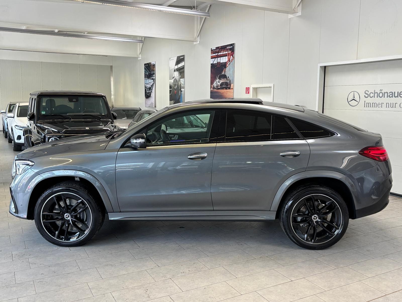 Fahrzeugabbildung Mercedes-Benz GLE 450d 4M Coupé AMG+AIRMATIC+PANO+HUD+AHK+BURM