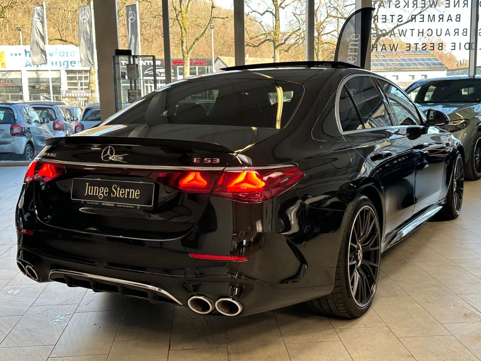 Fahrzeugabbildung Mercedes-Benz E 53 Hybrid 4M+ PANO+HUD+DISTR+BURM+DRIVERS+360°