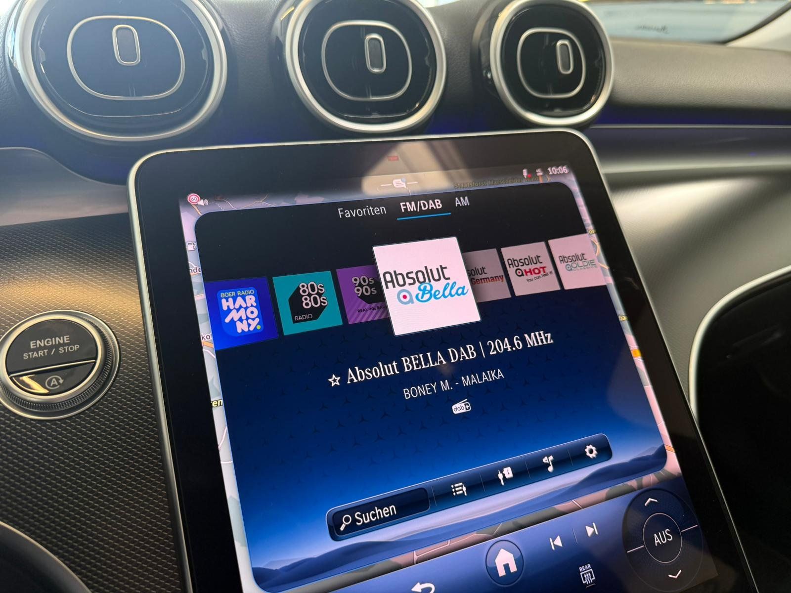 Fahrzeugabbildung Mercedes-Benz C 200 AVANTGARDE DISTR+PANO+KEYLESS+360°+TOTW