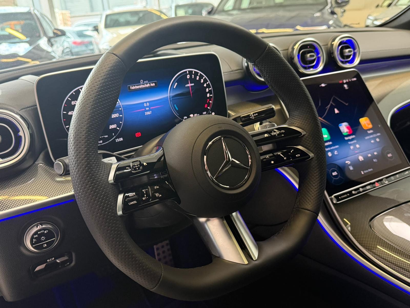 Fahrzeugabbildung Mercedes-Benz C 300 e AMG DISTR+MASSAGE+BURM+FAP+HUD+PANO+360