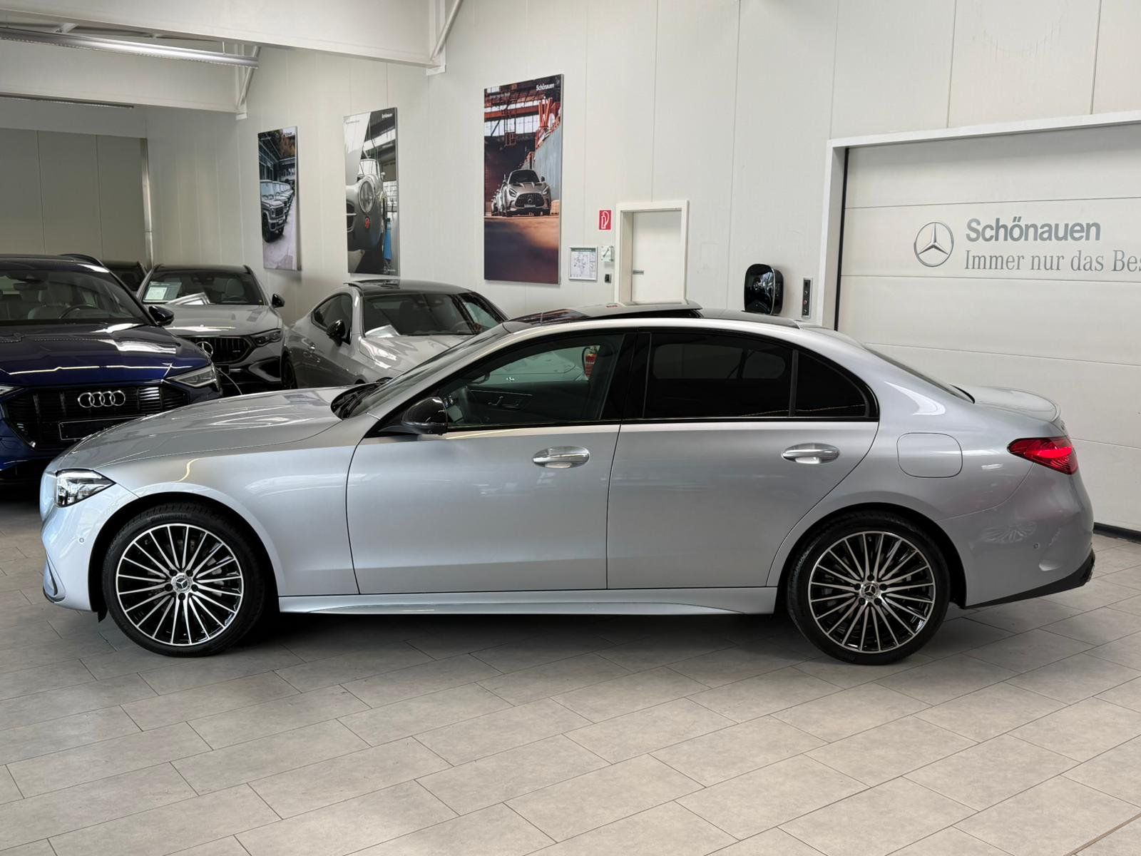 Fahrzeugabbildung Mercedes-Benz C 300 e AMG DISTR+MASSAGE+BURM+FAP+HUD+PANO+360
