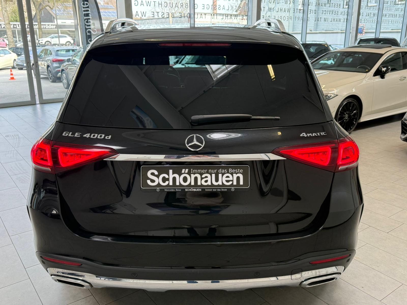 Fahrzeugabbildung Mercedes-Benz GLE 400 d 4M AMG AIRMATIC+AHK+FAP+PANO+MBEAM+7SI