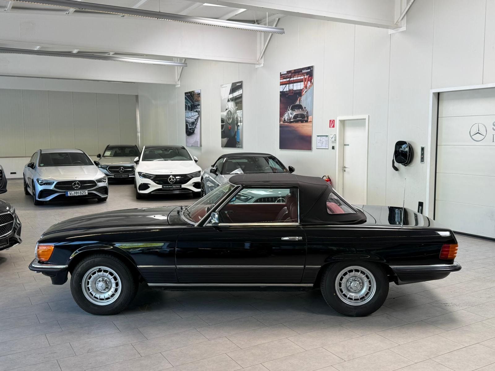 Fahrzeugabbildung Mercedes-Benz 450SL R107 CABRIO LEDER ROT+KLIMA