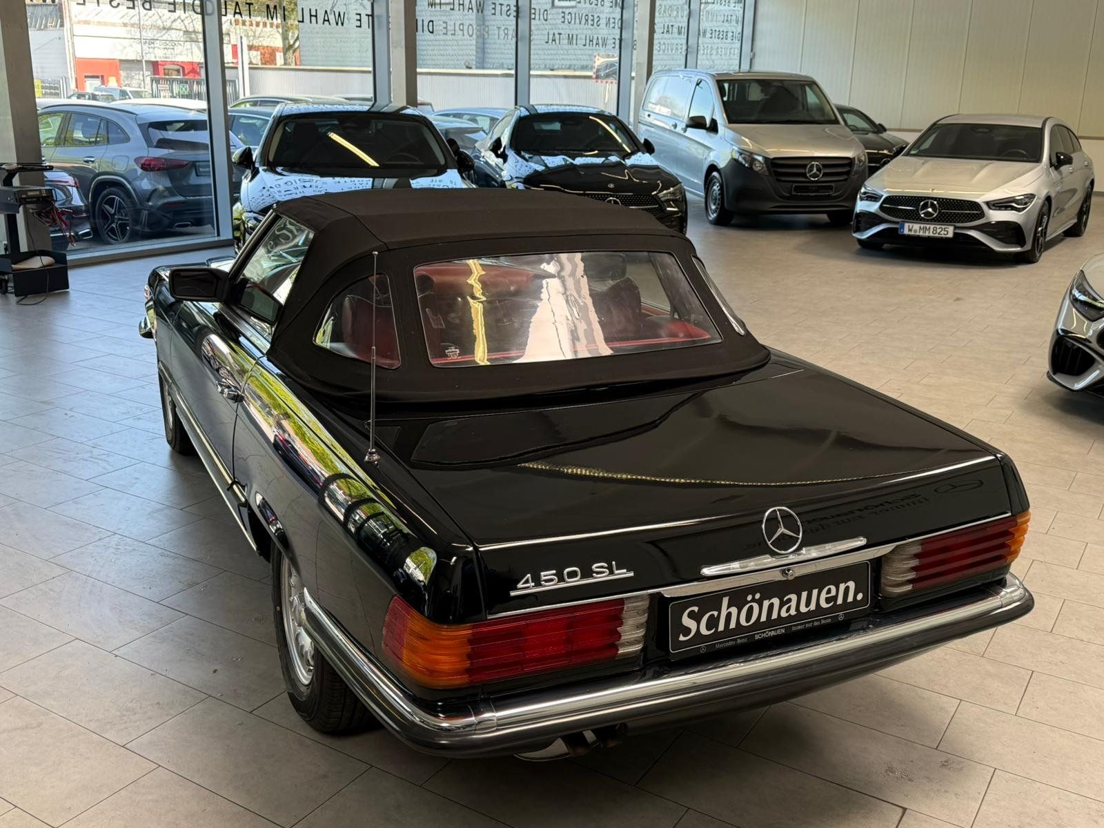 Fahrzeugabbildung Mercedes-Benz 450SL R107 CABRIO LEDER ROT+KLIMA