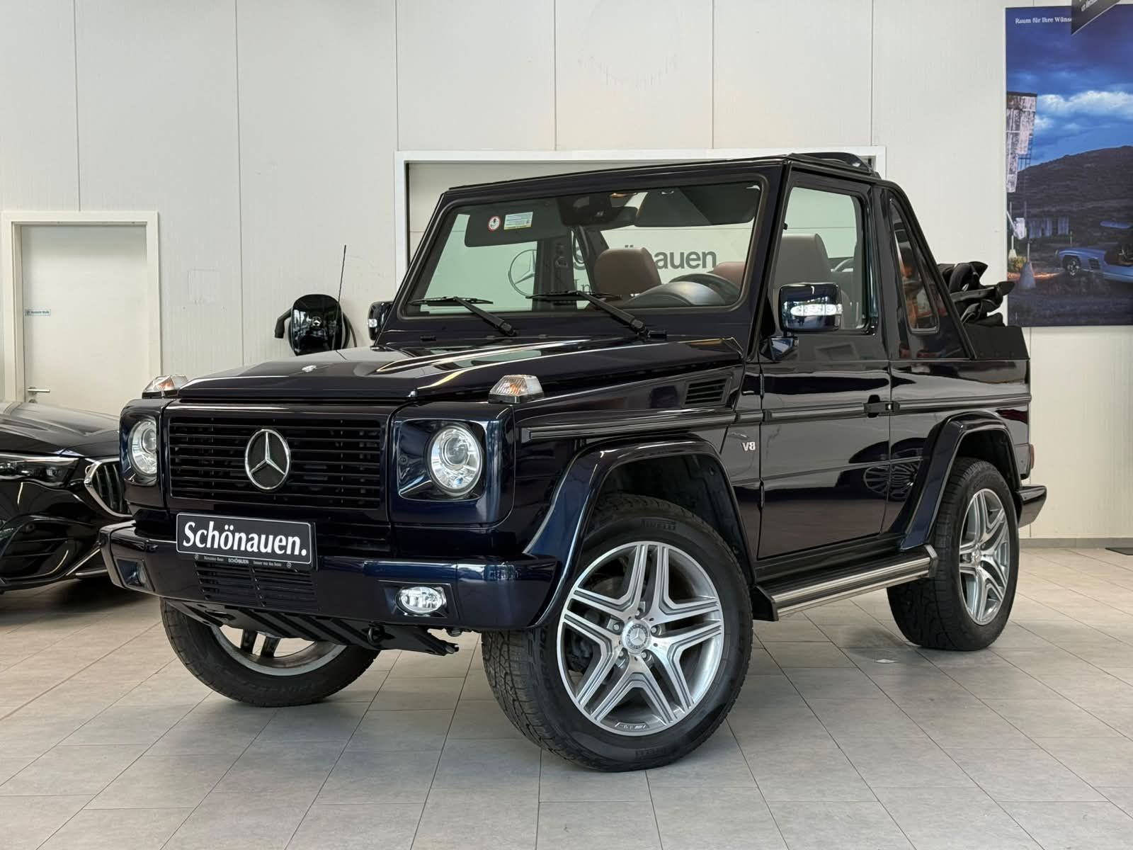 Mercedes-Benz G 500 Cabrio blau/braun NEUZUSTAND+STHZ+HISTORIE