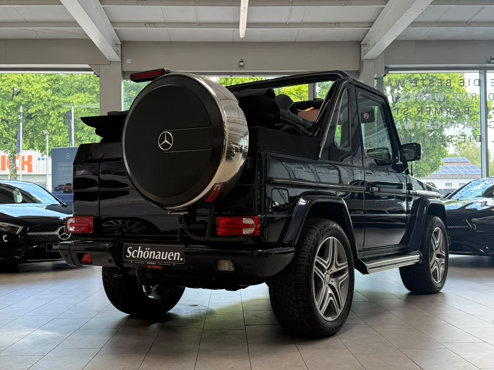 Fahrzeugabbildung Mercedes-Benz G 500 Cabrio blau/braun NEUZUSTAND+STHZ+HISTORIE