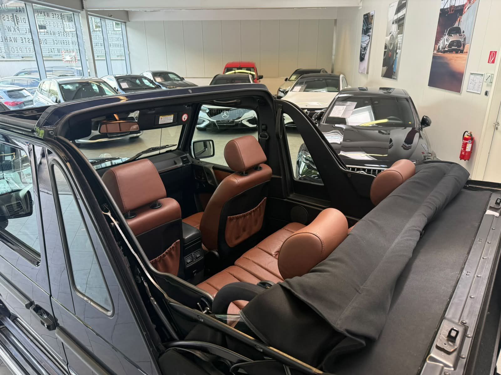 Fahrzeugabbildung Mercedes-Benz G 500 Cabrio blau/braun NEUZUSTAND+STHZ+HISTORIE