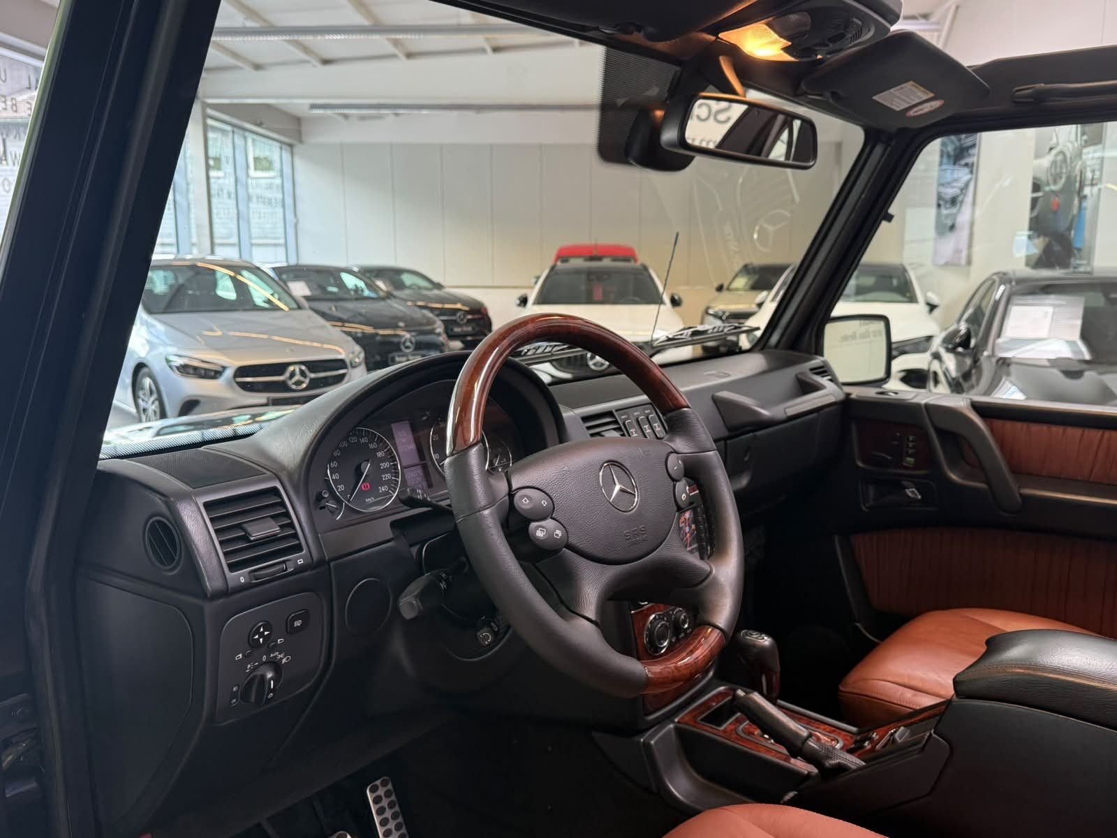 Fahrzeugabbildung Mercedes-Benz G 500 Cabrio blau/braun NEUZUSTAND+STHZ+HISTORIE