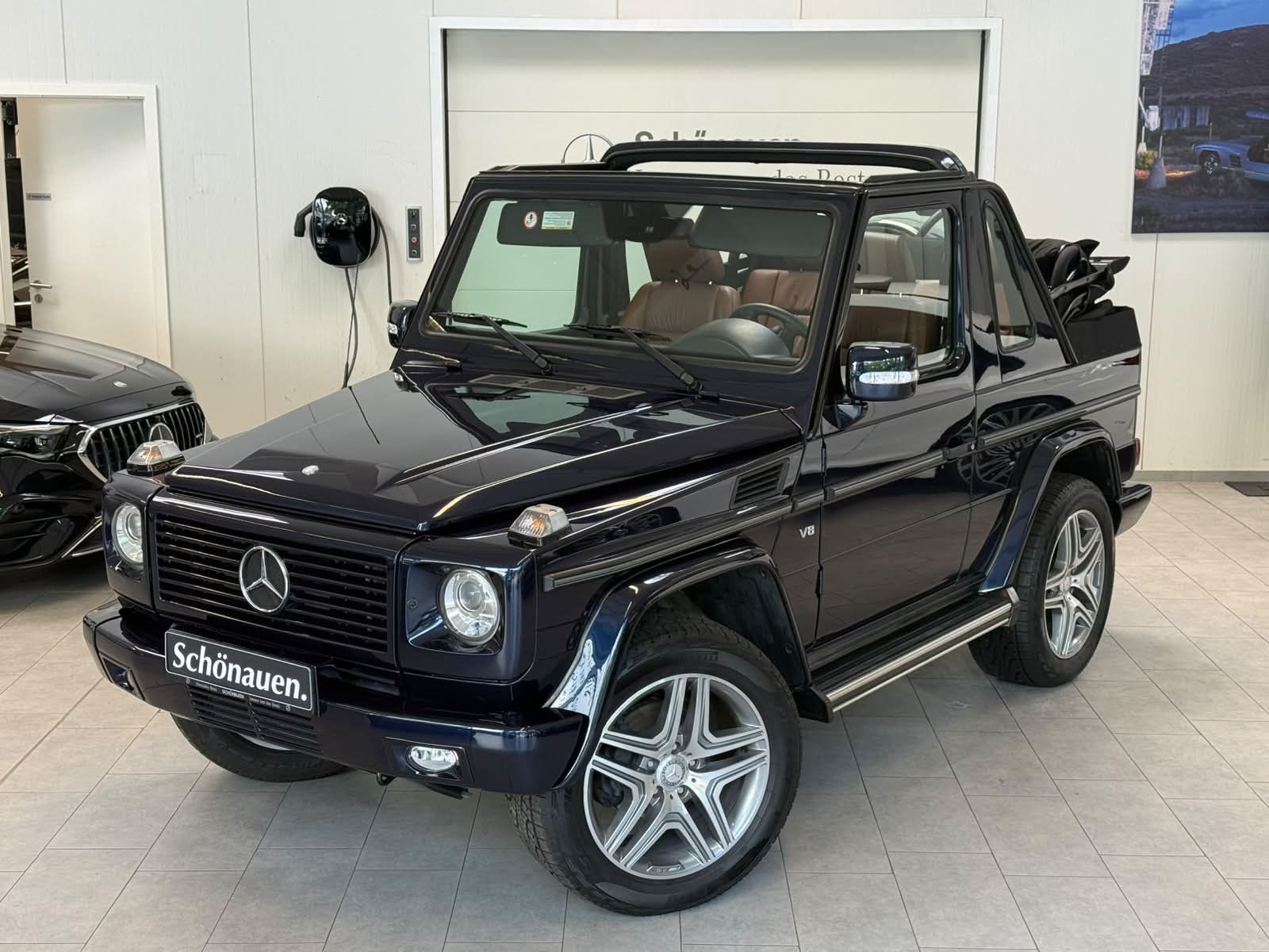 Fahrzeugabbildung Mercedes-Benz G 500 Cabrio blau/braun NEUZUSTAND+STHZ+HISTORIE