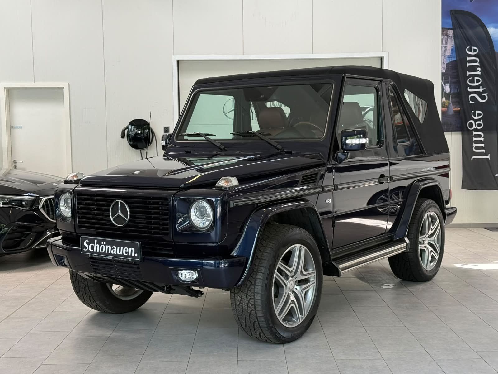 Fahrzeugabbildung Mercedes-Benz G 500 Cabrio blau/braun NEUZUSTAND+STHZ+HISTORIE