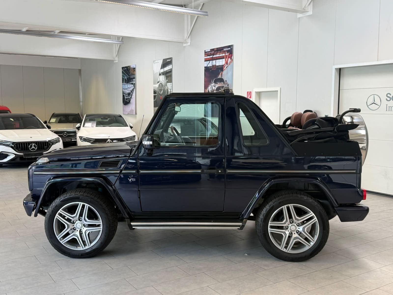 Fahrzeugabbildung Mercedes-Benz G 500 Cabrio blau/braun NEUZUSTAND+STHZ+HISTORIE