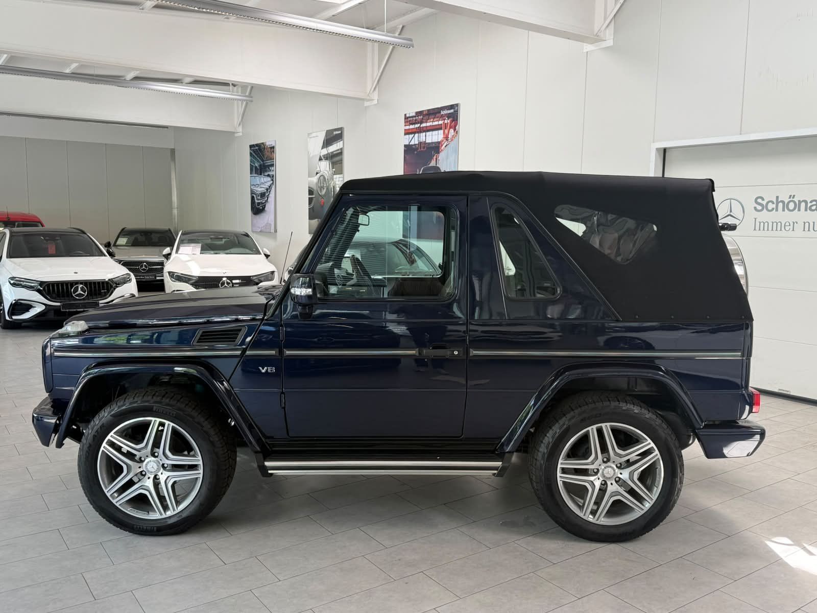 Fahrzeugabbildung Mercedes-Benz G 500 Cabrio blau/braun NEUZUSTAND+STHZ+HISTORIE