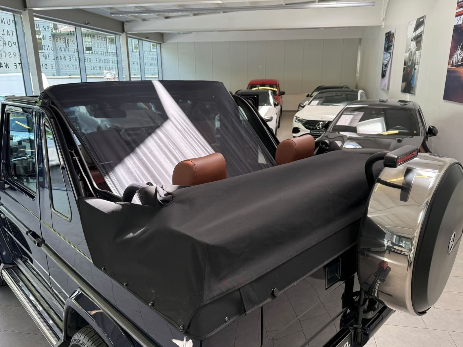 Fahrzeugabbildung Mercedes-Benz G 500 Cabrio blau/braun NEUZUSTAND+STHZ+HISTORIE