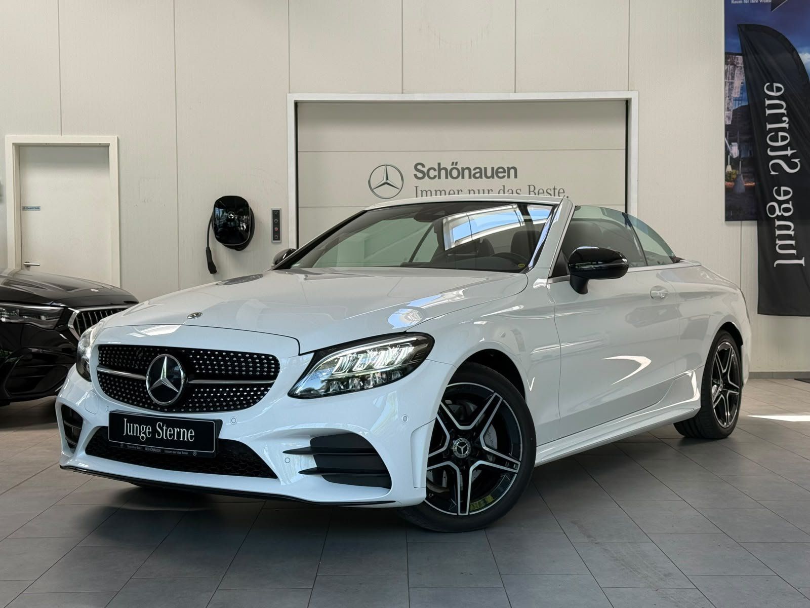 Mercedes-Benz C 200 Cabriolet AMG NIGHT+KEYLESS+BURM+LED+TEMPO