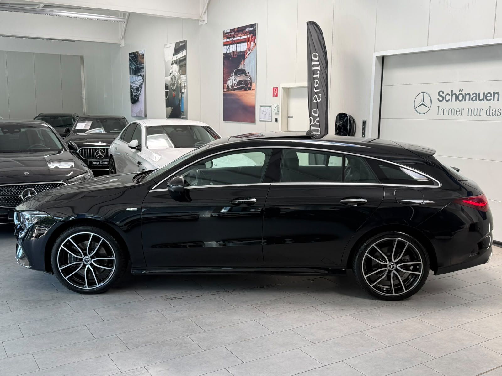 Fahrzeugabbildung Mercedes-Benz CLA 250e SB AMG PREM.PLUS+MBEAM+DISTR+FAP+360°